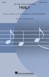 Help! SATB choral sheet music cover